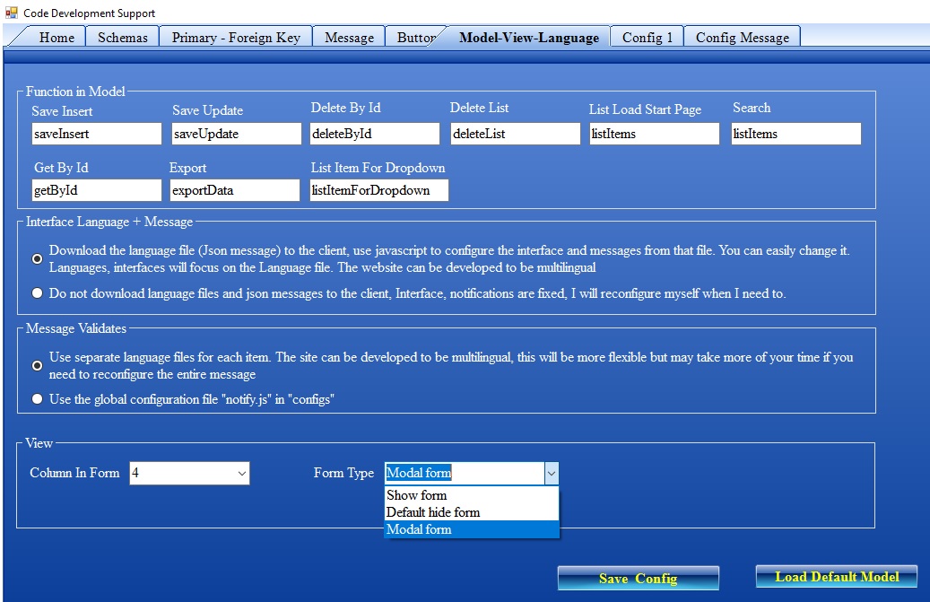 Các tiện ích của phần mềm Developer NodeJs Easy